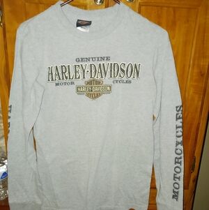 Harley-Davidson Light Gray Long Sleeve Tee